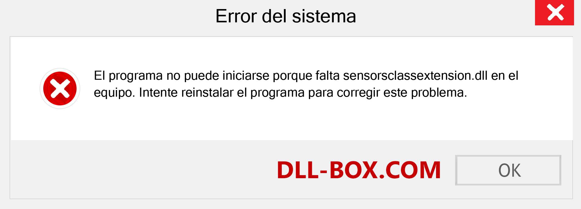 ¿Falta el archivo sensorsclassextension.dll ?. Descargar para Windows 7, 8, 10 - Corregir sensorsclassextension dll Missing Error en Windows, fotos, imágenes